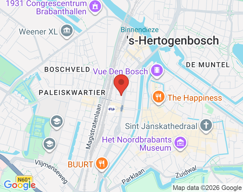 Kaart van Den Bosch Maaslandstraat 2A, 5211 VE 's-Hertogenbosch