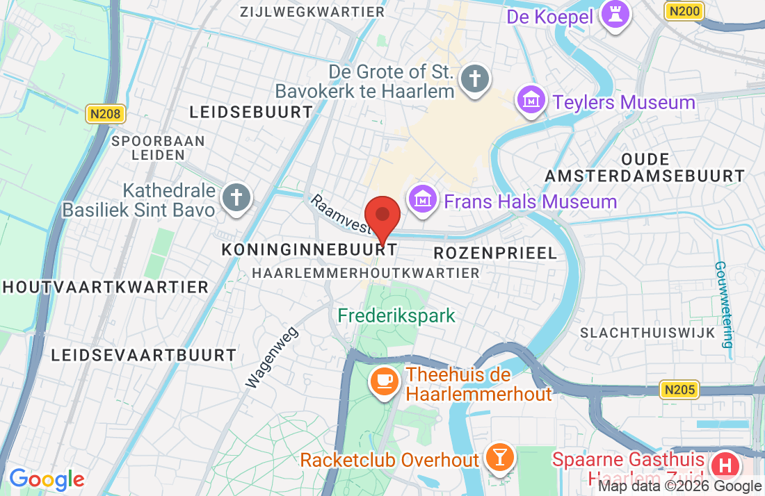 Kaart van Houtplein 7, Haarlem
